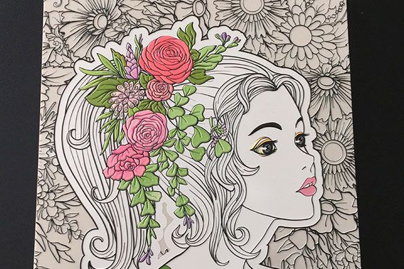3d emboss effect uv printing on ceramic tiles